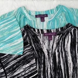 3/$15 Bundle of 2 Gloria Vanderbilt Tops
